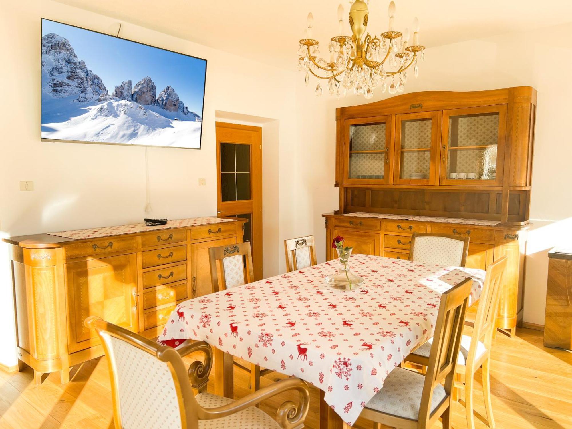 Guesthouse Rosengarten Dobbiaco Bagian luar foto